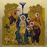 Icono: La Epifanía o Teofanía del Señor o Fiesta de las Luces (el Bautismo del Señor en Occidente)